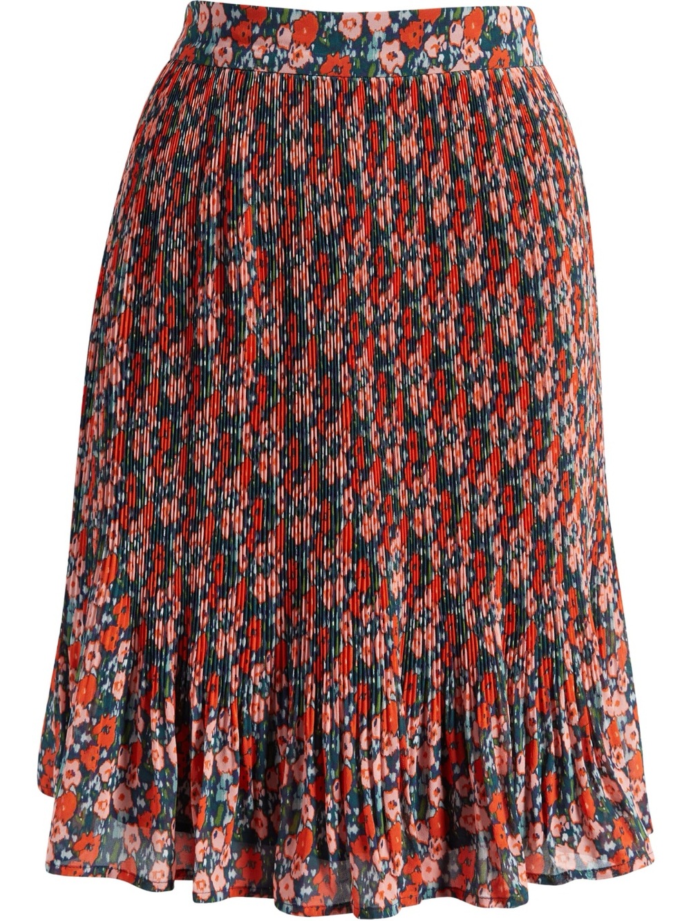 Boden Knee Length Plisse Skirt NWT